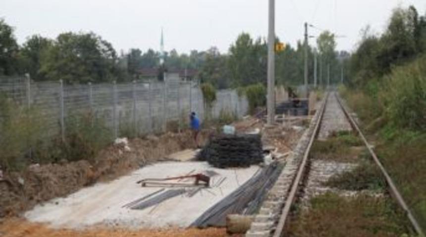 Raylı Sistem İstasyon &Ccedil;alışması Başladı