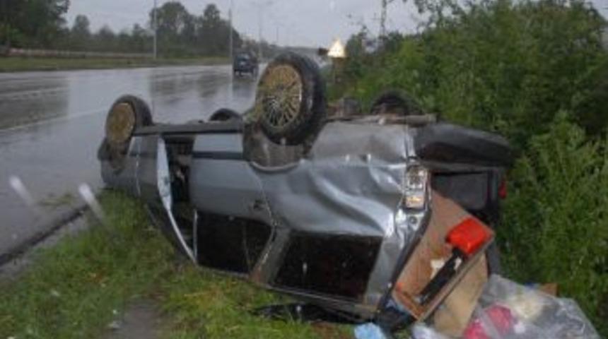 Otomobil Takla Attı: 1 Yaralı