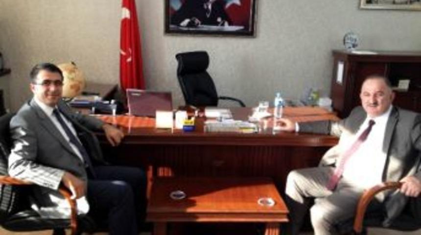 Erdin&ccedil;&rsquo;ten Y&uuml;reğir Kaymakamı Subaşı'ya Ziyaret