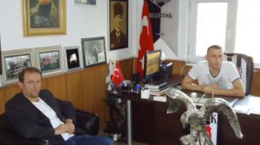 Karab&uuml;k Taraftar Derneğinden Beşiktaş Taraftarları Derneğine Ziyaret