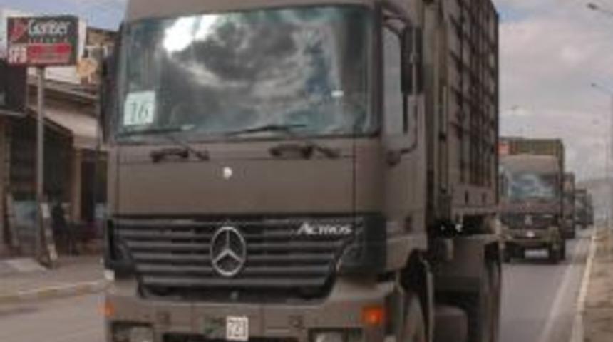 Sınıra Askeri Sevkiyat