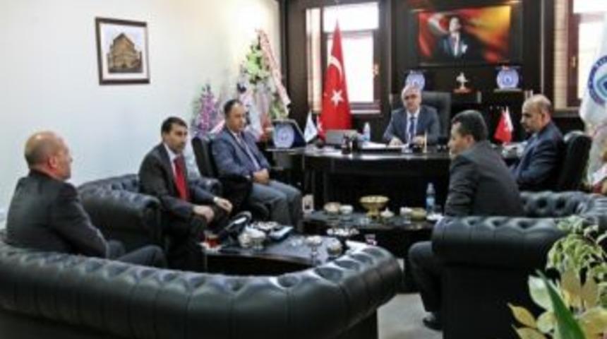 &Ccedil;oruh Havzası Kalkınma Birliği&rsquo;nden Rekt&ouml;r Prof. Dr. Budak&rsquo;a Ziyaret..