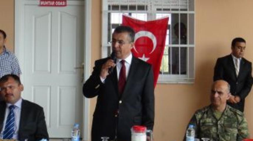 Vali Lekesiz, Yangın Tehdidinde Bulunan K&ouml;yleri Gezdi