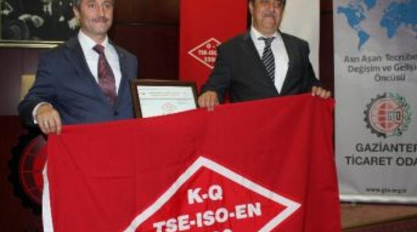 Şahinbey Belediyesi, T&uuml;rkiye&rsquo;de Iso 10002-2006 Belgesi Alan İlk Belediye Oldu