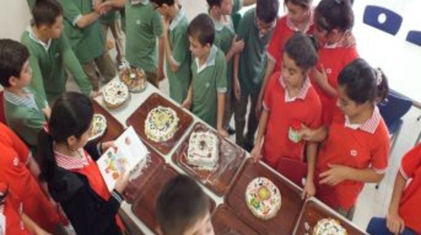 Nil&uuml;fer Bademli Ortaokulu'nda, H&uuml;cre Modelli Pasta Yarışması