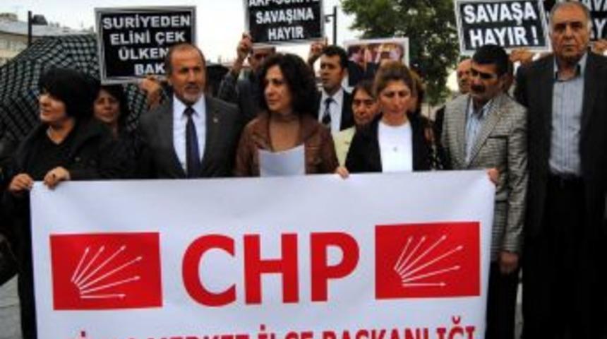 CHP&rsquo;den 'savaşa Hayır' Protestosu