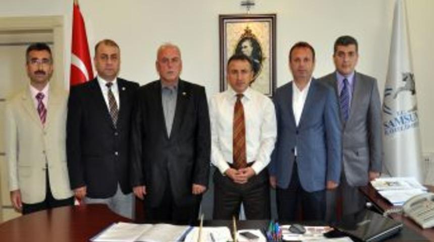 Samsun İl &Ouml;zel İdaresi Genel Sekreteri Arslan&rsquo;a Hayırlı Olsun Ziyareti