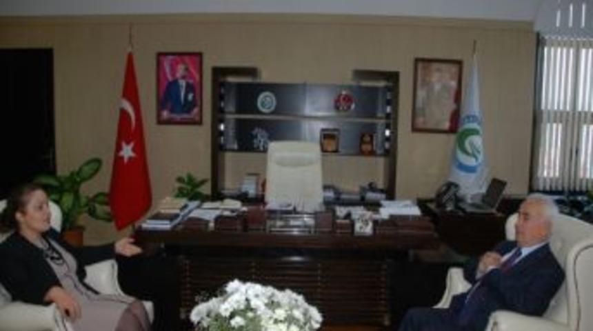 Giresun Valisi Şahin'den Rekt&ouml;r Prof. Dr. Ayg&uuml;n Attar&rsquo;a Ziyaret