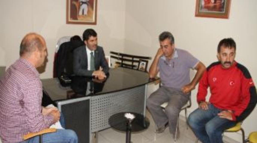 Başkan &Ccedil;akır&rsquo;dan Şampiyon Sporculara Ziyaret