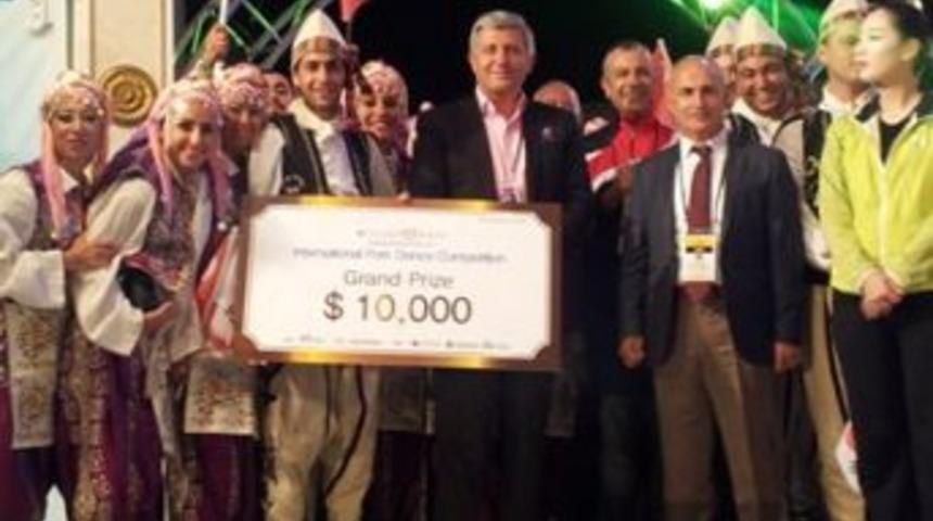 Folklor Ekibi Kore&rsquo;de D&uuml;nya Şampiyonu oldu