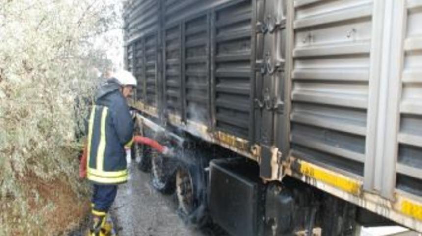 Kırıkkale&rsquo;de Tır Yangını
