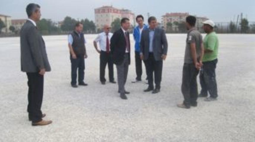 Hayrabolu Şehir Stadına Sentetik Zeminli Saha Yapılıyor