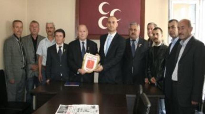 Muharip Gaziler&rsquo;den, Mhp&rsquo;ye Ziyaret