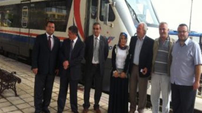 Başkan Sara&ccedil;oğlu, Gar M&uuml;d&uuml;r&uuml; Bisi'yi Ziyaret Etti