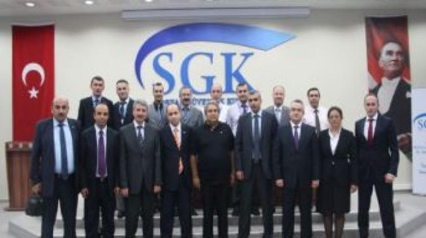 Tayini &Ccedil;ıkan Sgk Personeline Veda T&ouml;reni