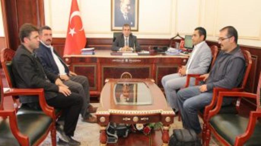 Ajans Muhabirlerinden Vali Yazıcı'ya Ziyaret