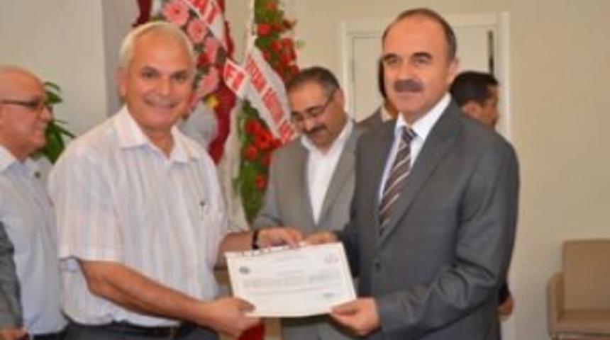 Kursiyerlere sertifikaları verildi