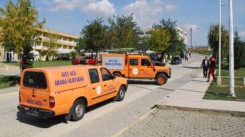 Nk&uuml;&rsquo;de Arama Kurtarma Tatbikatı Yapıldı