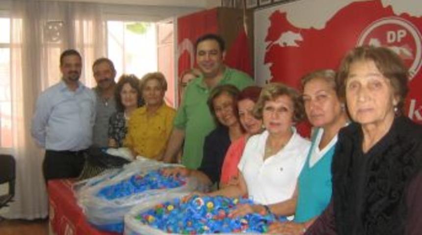 DP'li Kadınlar 30 Bin Mavi Kapak Topladı