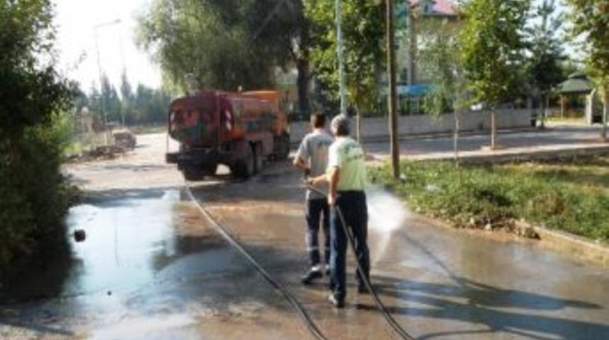 Alikahya, Tazyikli Suyla Yıkandı