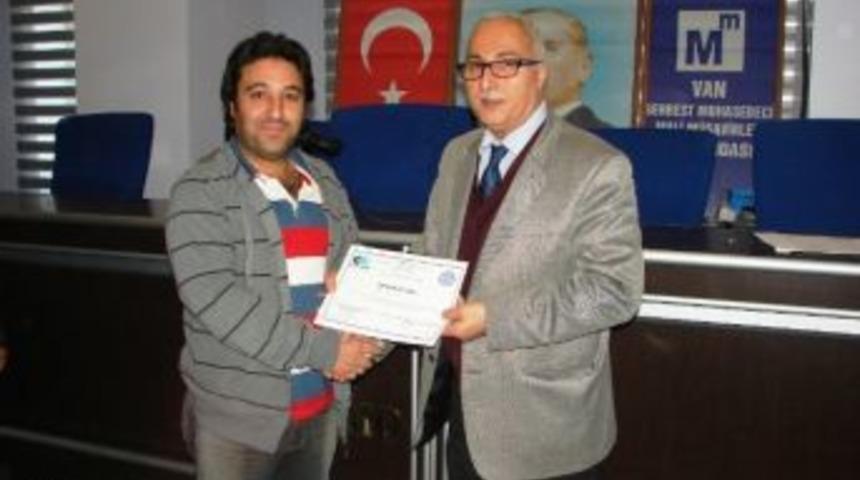 Van&rsquo;da 60 Kişiye Girişimcilik Sertifikası Verildi