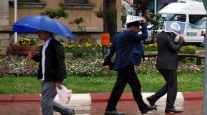 Tokat&rsquo;ta Yağmur Yağışı