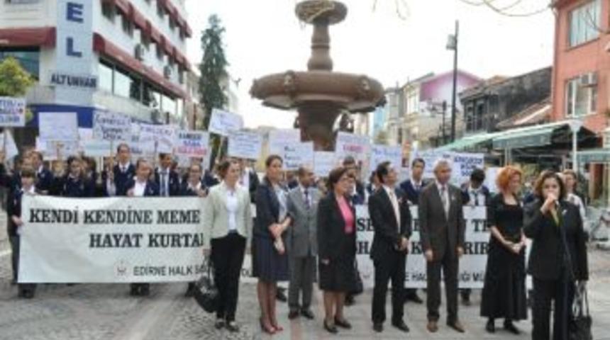 Meme Kanserine Dikkat &Ccedil;ekmek İ&ccedil;in Y&uuml;r&uuml;d&uuml;ler