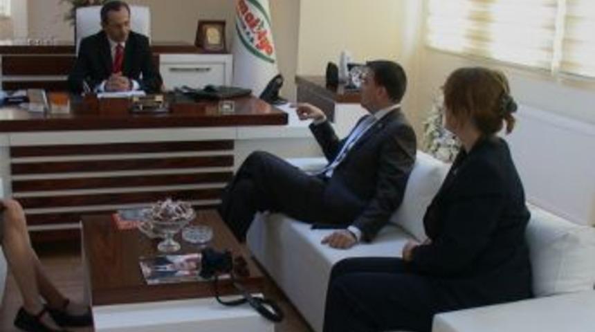 Konsolos Espinoza, K&uuml;lt&uuml;r A.ş. Genel M&uuml;d&uuml;r&uuml; Nal&ccedil;acı'yı Ziyaret Etti
