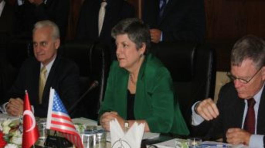 Bakan Yazıcı, Abd İ&ccedil; G&uuml;venlik Bakanı Napolitano İle Bir Araya Geldi