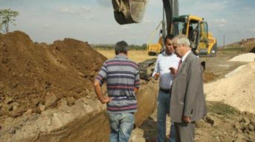 Keşan &lsquo;da Arıtma Tesisinin Ana Kolekt&ouml;r &Ccedil;alışmaları Başladı