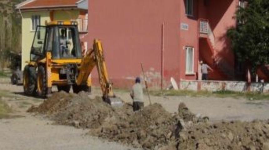 Naşa Kaplıcaları'nda Sıcak Su Tesisatında Yenileme &Ccedil;alışması