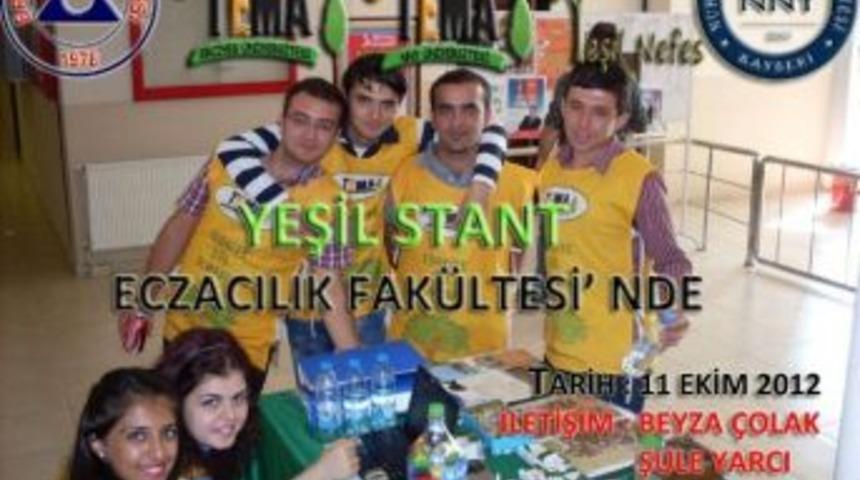 Eczacılık Fak&uuml;ltesi Yeşile Boyandı