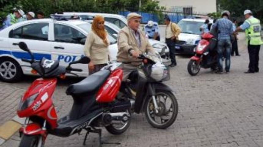 Aydın&rsquo;da Bir Ayda 185 Motosiklet Trafikten Men Edildi