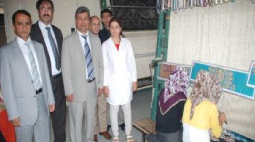 İl&ccedil;e Milli Eğitim M&uuml;d&uuml;r&uuml; Duman&rsquo;dan G&uuml;rb&uuml;z'e Ziyaret