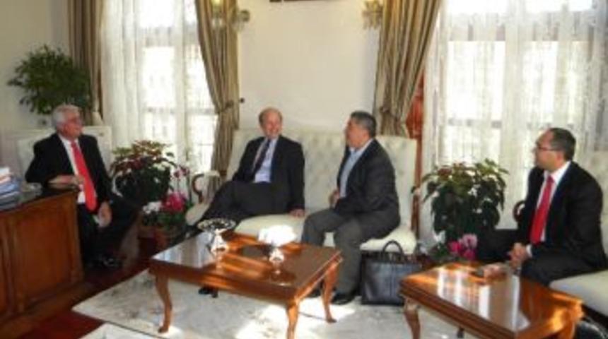 İhlas Haber Ajansı Genel M&uuml;d&uuml;r&uuml; Bonifield Belediye Başkanı Sedef&ccedil;i&rsquo;yi Ziyaret Etti
