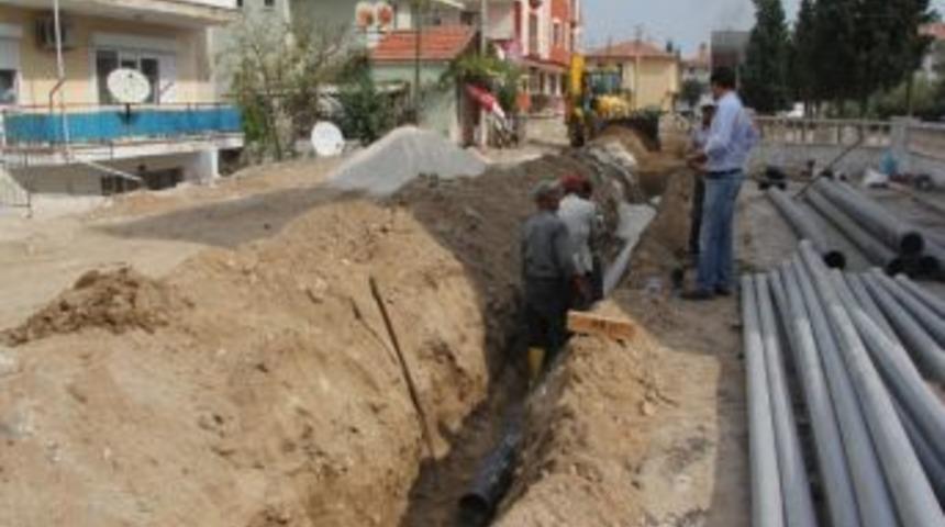 Burhaniye De Yeni Su Deposu Yapılıyor