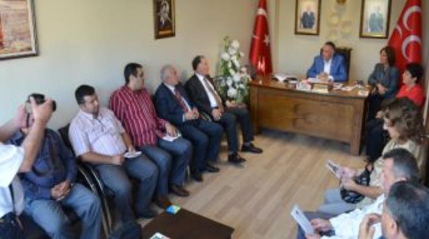 Mhp Genel Başkan Adayı Mesut T&uuml;rker&rsquo;den S&ouml;ke'den Oy İstedi