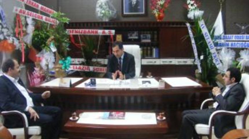 Yeni baro başkanına ziyaret