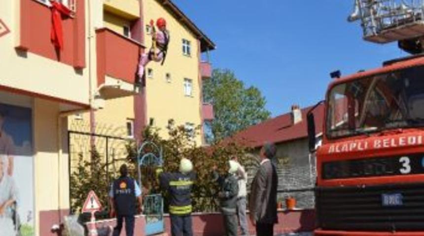 Alaplı Belediyesi İtfaiyesinden Yangın Ve Kurtarma Tatbikatı