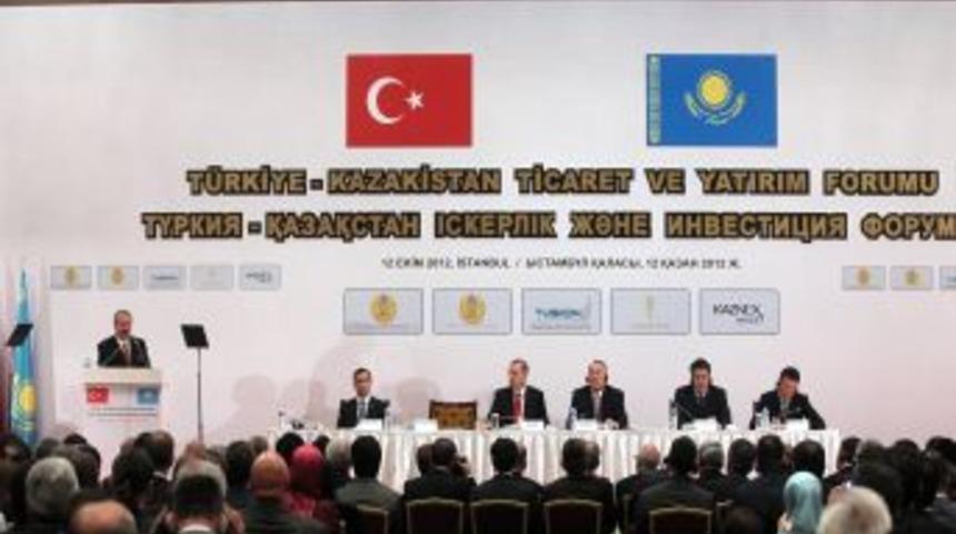 Başbakan Erdoğan, T&uuml;rk Ve Kazak Iş Adamlarına Yatırım &Ccedil;ağrısı Yaptı