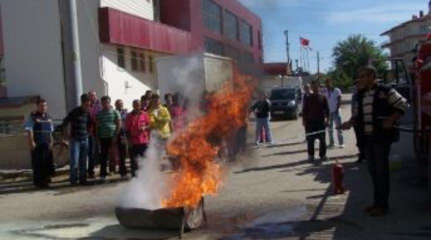 Hastanede Yangın Tatbikatı
