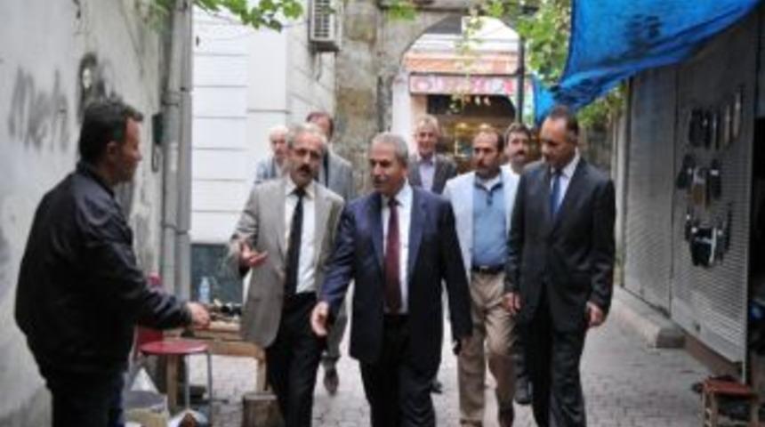 Demirtaş, Bedestan Esnafının Sorunlarını Dinledi