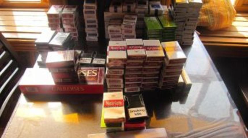 Cizre&rsquo;de 5 Bin 197 Paket Ka&ccedil;ak Sigara Ele Ge&ccedil;irildi