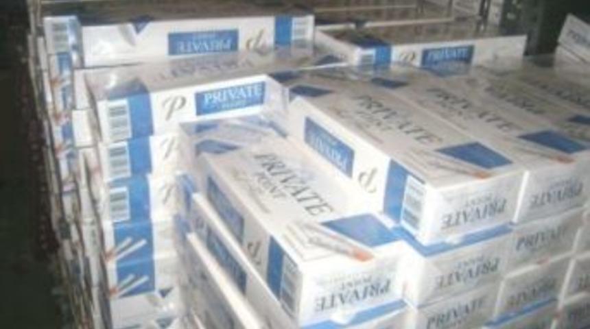 Kağızman&rsquo;da ka&ccedil;ak sigara yakalandı