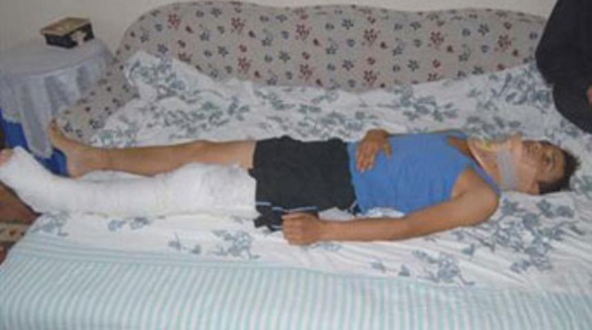 V&uuml;cudundaki kırıklarla taburcu edildi