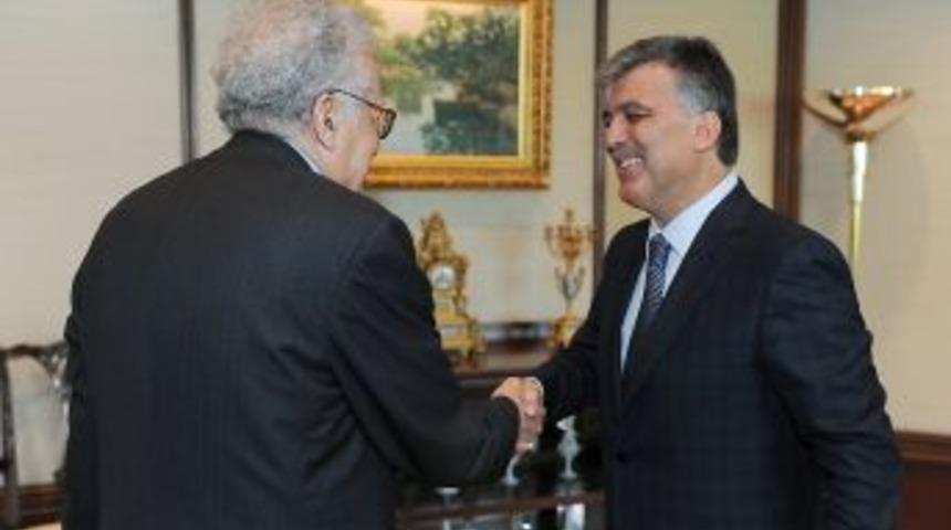 Cumhurbaşkanı G&uuml;l, Arap Ligi Suriye &Ouml;zel Temsilcisi'ni Kabul Etti