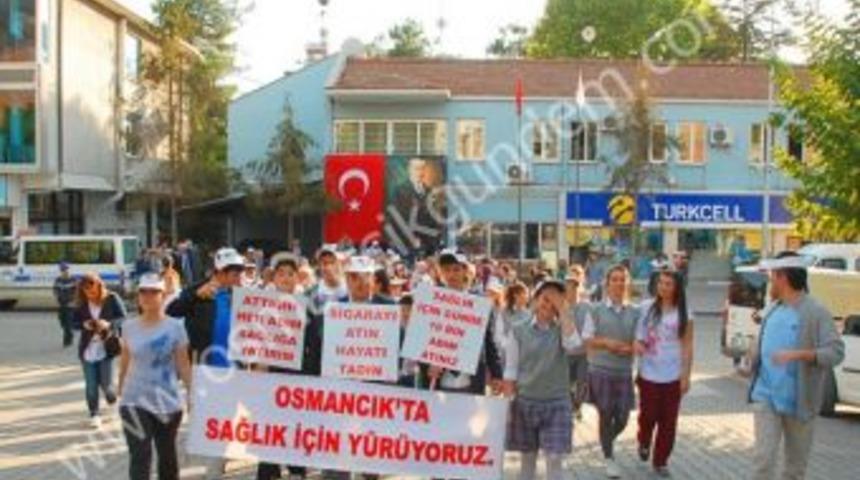 Osmancık'ta "Sağlık İ&ccedil;in Y&uuml;r&uuml;yoruz" Etkinliği