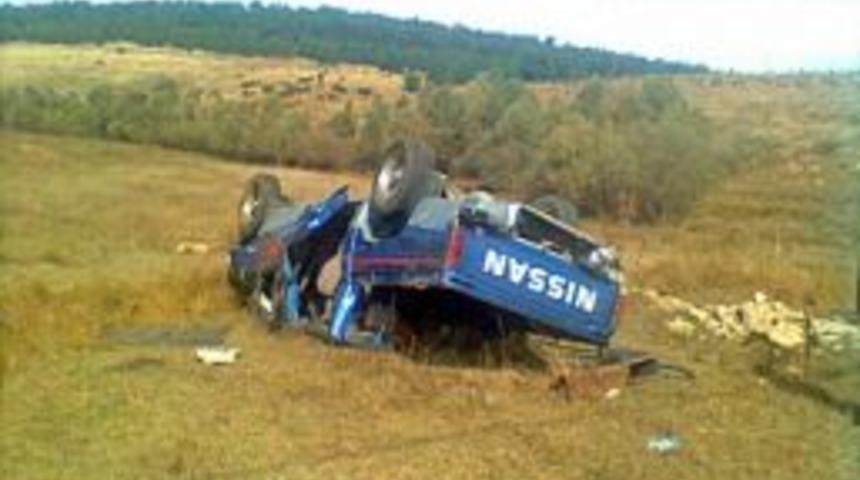 Adana'da Trafik Kazası:1 &Ouml;l&uuml;, 2 Yaralı