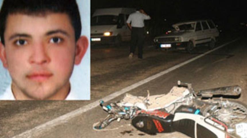 Motosiklet s&uuml;r&uuml;c&uuml;s&uuml;n&uuml;n korkun&ccedil; &ouml;l&uuml;m&uuml;