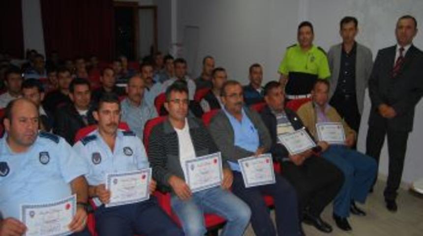 Belediye Personeline Trafik Eğitimi Verildi